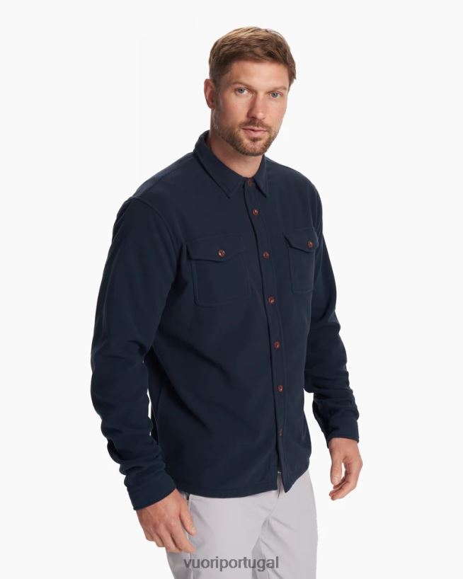 tinta jaqueta de camisa aspen homens Vuori 68NJ8J541 roupas