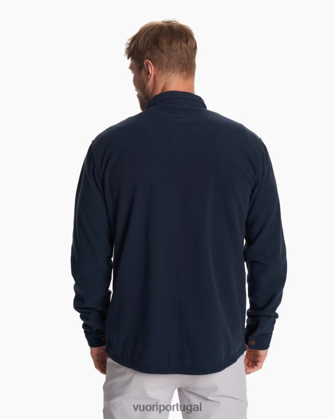 tinta jaqueta de camisa aspen homens Vuori 68NJ8J541 roupas