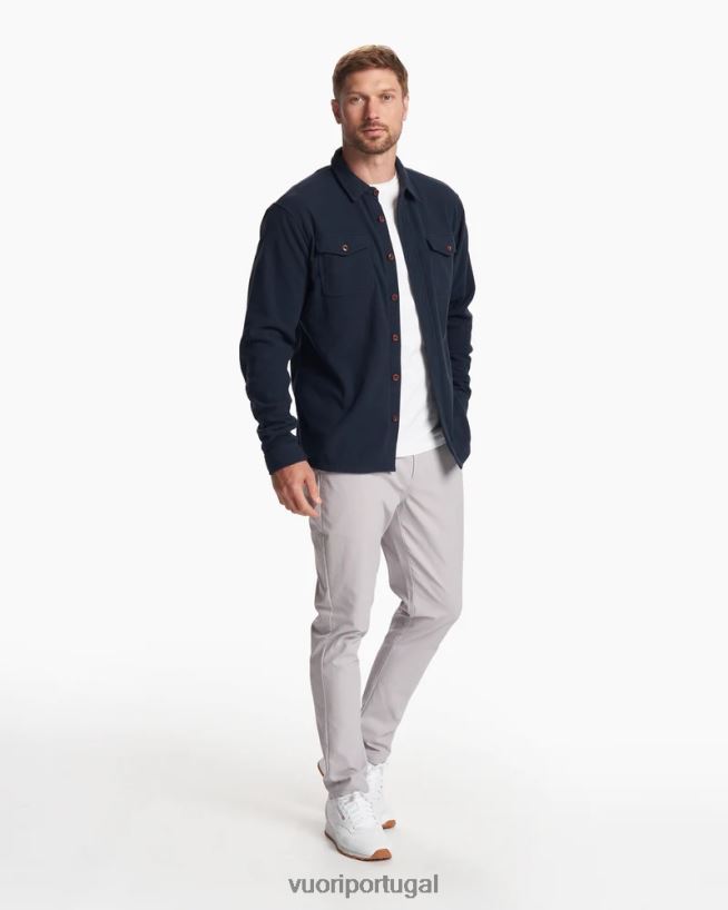 tinta jaqueta de camisa aspen homens Vuori 68NJ8J541 roupas