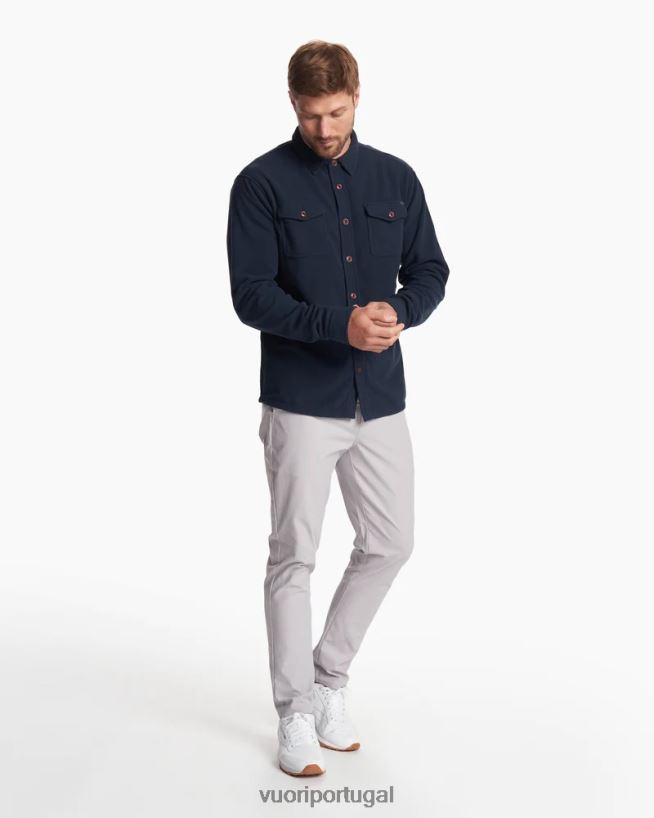 tinta jaqueta de camisa aspen homens Vuori 68NJ8J541 roupas