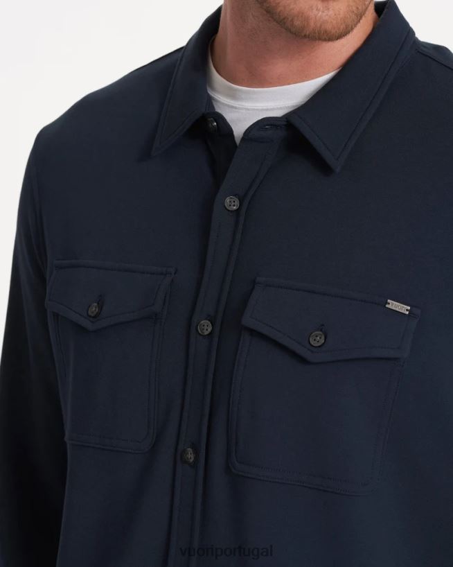 tinta jaqueta de camisa avenida homens Vuori 68NJ8J539 roupas