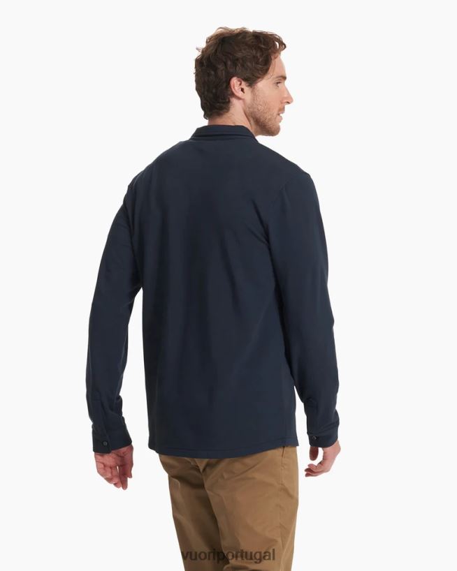 tinta jaqueta de camisa avenida homens Vuori 68NJ8J539 roupas