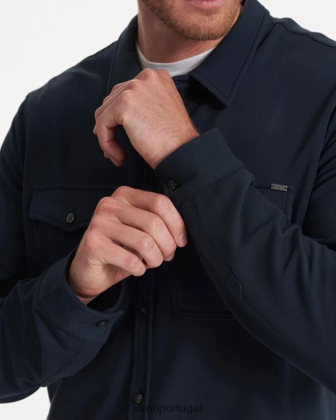 tinta jaqueta de camisa avenida homens Vuori 68NJ8J539 roupas
