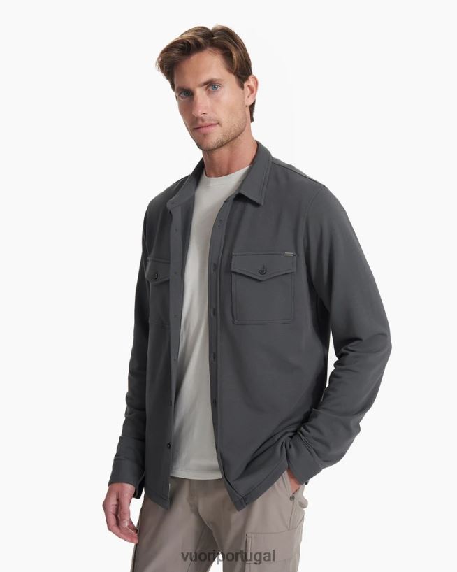 xisto jaqueta de camisa avenida homens Vuori 68NJ8J538 roupas