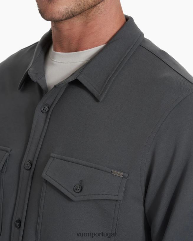 xisto jaqueta de camisa avenida homens Vuori 68NJ8J538 roupas