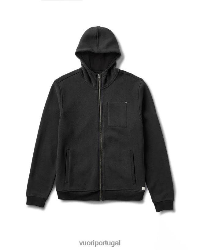 preto moletom à beira mar homens Vuori 68NJ8J625 roupas