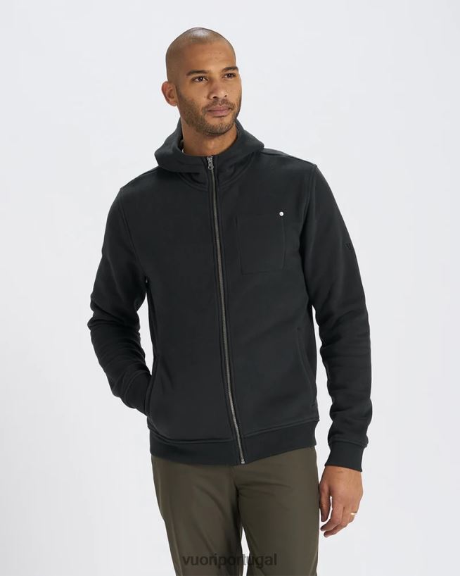 preto moletom à beira mar homens Vuori 68NJ8J625 roupas