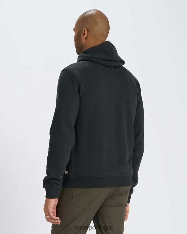 preto moletom à beira mar homens Vuori 68NJ8J625 roupas