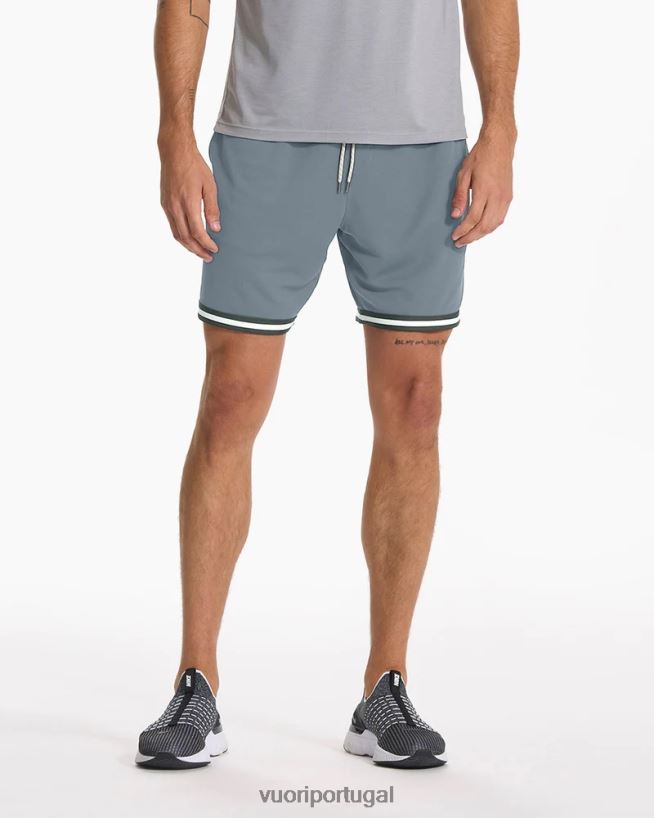 azul claro zona curta homens Vuori 68NJ8J726 roupas