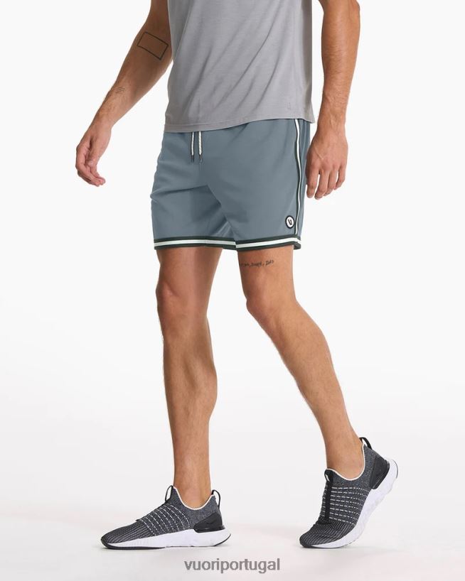 azul claro zona curta homens Vuori 68NJ8J726 roupas