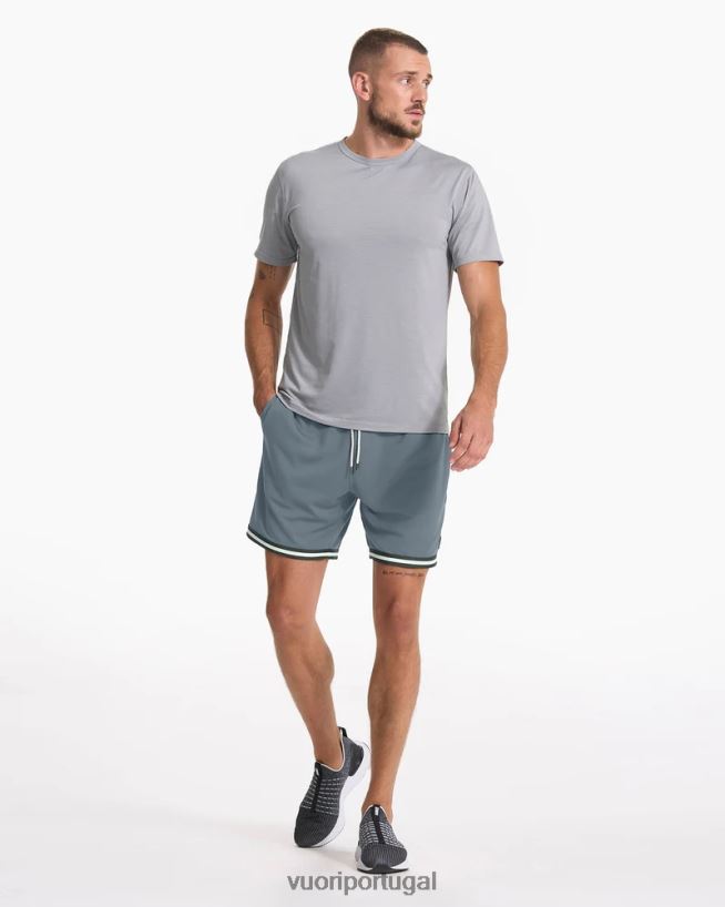 azul claro zona curta homens Vuori 68NJ8J726 roupas