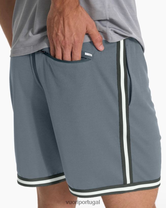 azul claro zona curta homens Vuori 68NJ8J726 roupas