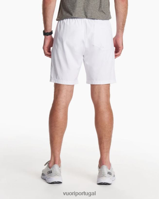 branco core curto homens Vuori 68NJ8J643 roupas