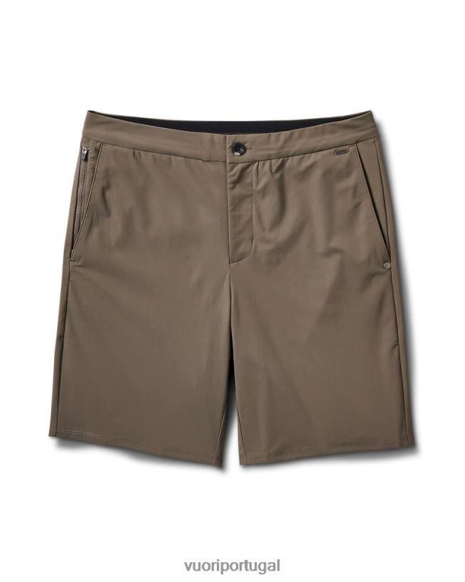 cacau frota curta homens Vuori 68NJ8J656 roupas