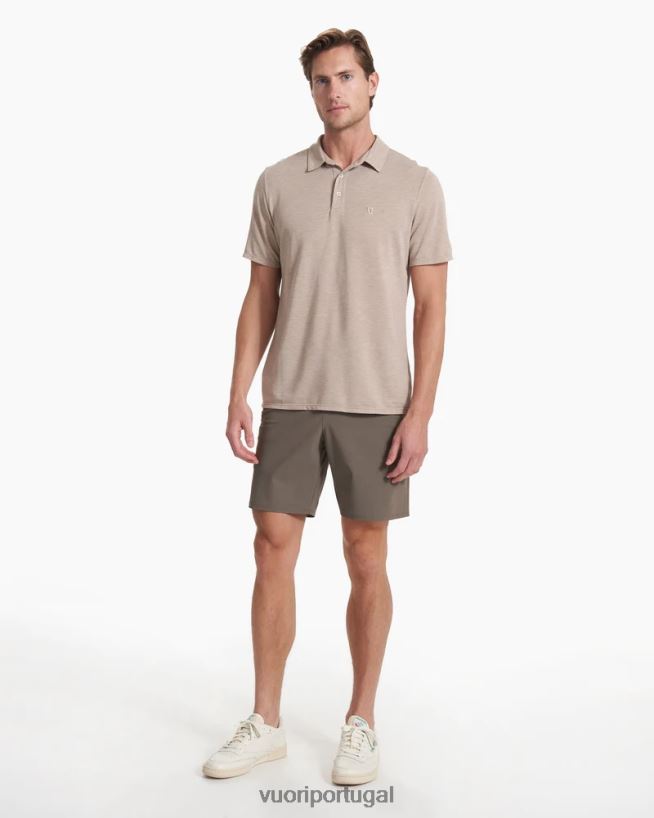 cacau frota curta homens Vuori 68NJ8J656 roupas