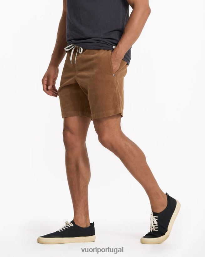 camelo otimista curto homens Vuori 68NJ8J702 roupas