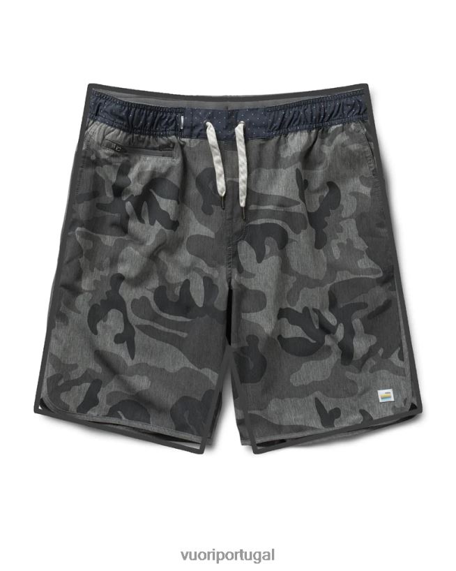camuflagem cinza bancos curtos homens Vuori 68NJ8J654 roupas