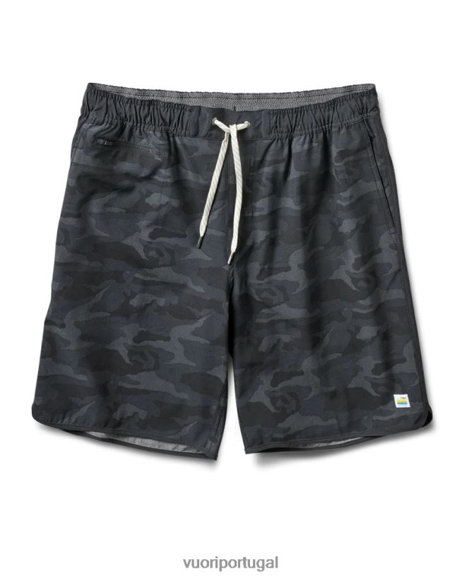 camuflagem preta bancos curtos homens Vuori 68NJ8J653 roupas