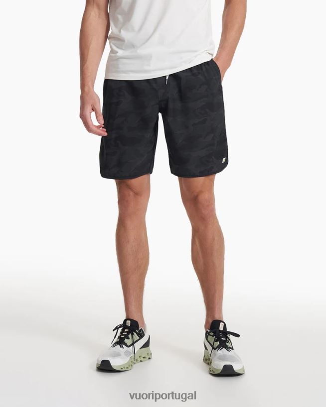 camuflagem preta bancos curtos homens Vuori 68NJ8J653 roupas