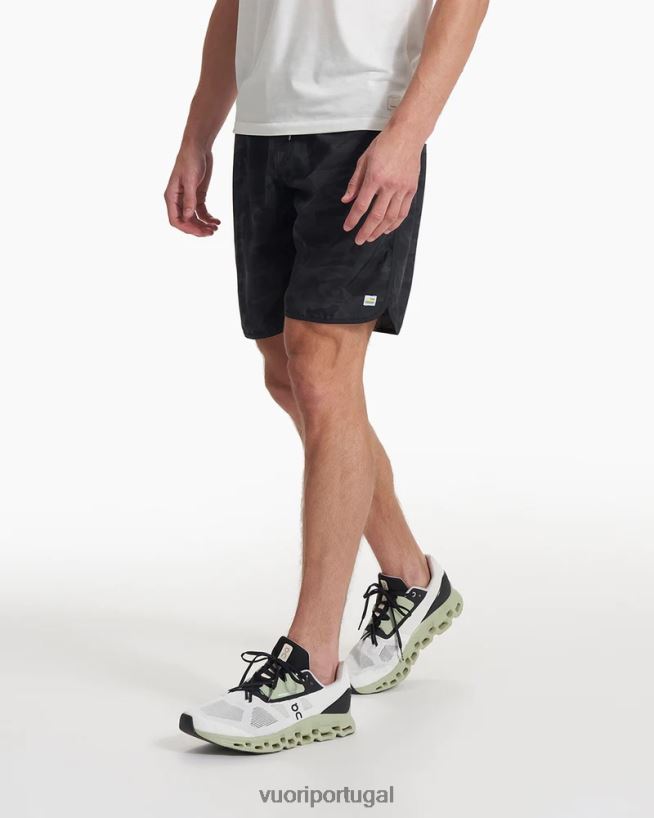 camuflagem preta bancos curtos homens Vuori 68NJ8J653 roupas