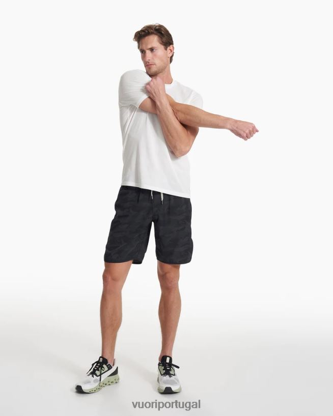 camuflagem preta bancos curtos homens Vuori 68NJ8J653 roupas