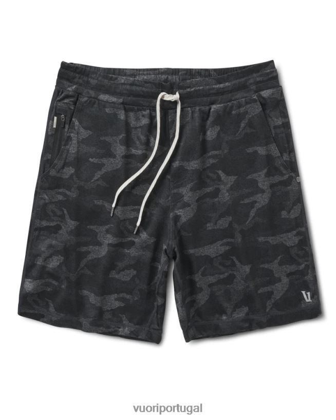 camuflagem preta ponto curto homens Vuori 68NJ8J710 roupas