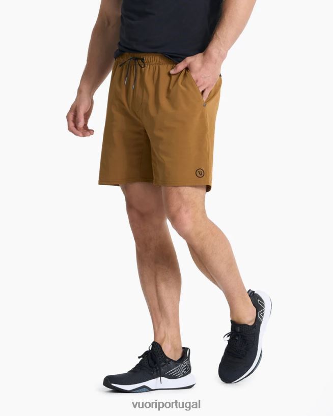caramelo elevar kore curto homens Vuori 68NJ8J720 roupas