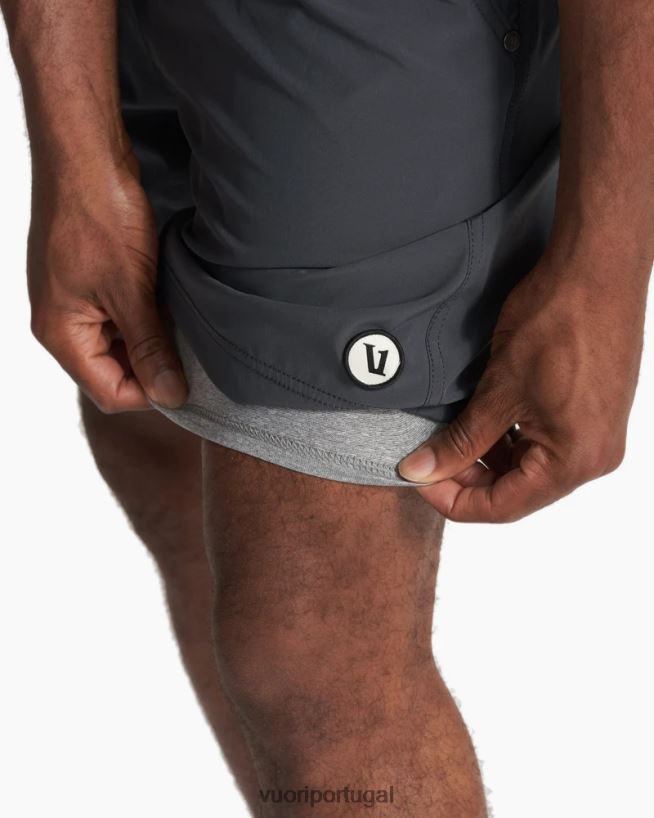 carvão core curto homens Vuori 68NJ8J638 roupas