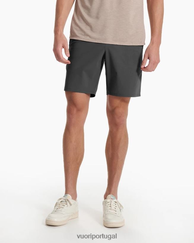 carvão frota curta homens Vuori 68NJ8J657 roupas