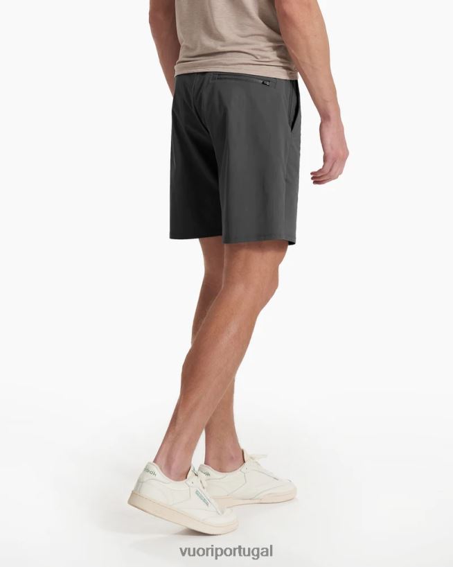 carvão frota curta homens Vuori 68NJ8J657 roupas