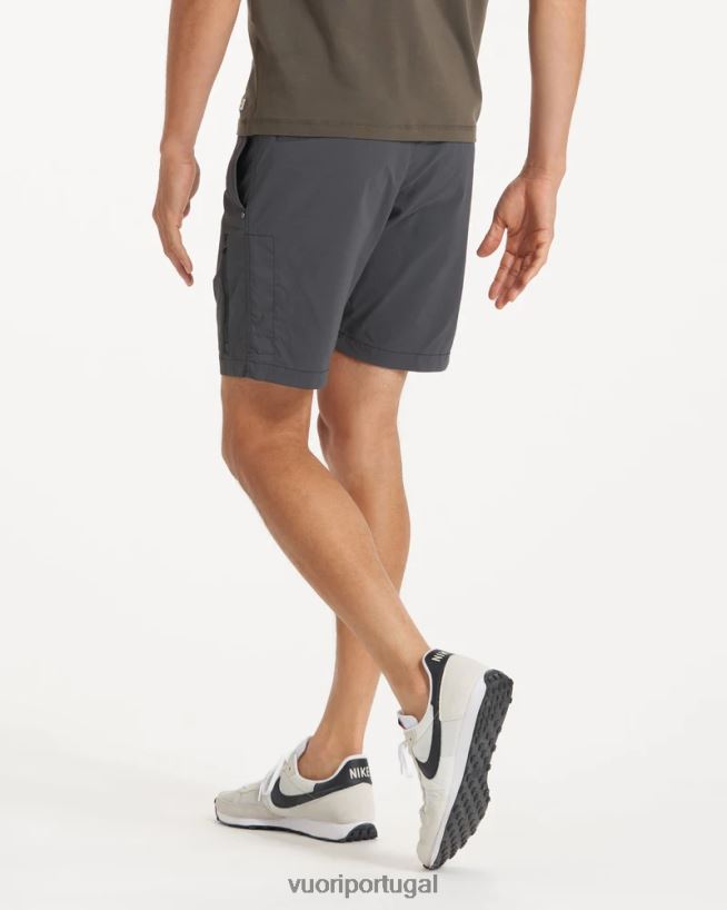 carvão short alpinista técnico homens Vuori 68NJ8J722 roupas