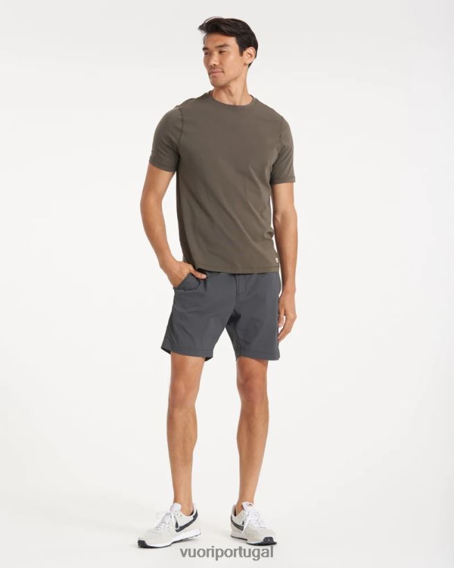 carvão short alpinista técnico homens Vuori 68NJ8J722 roupas