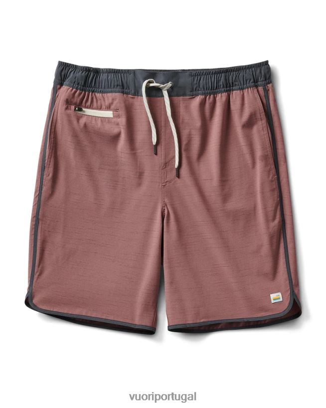 faixa marsala slub bancos curtos homens Vuori 68NJ8J742 roupas
