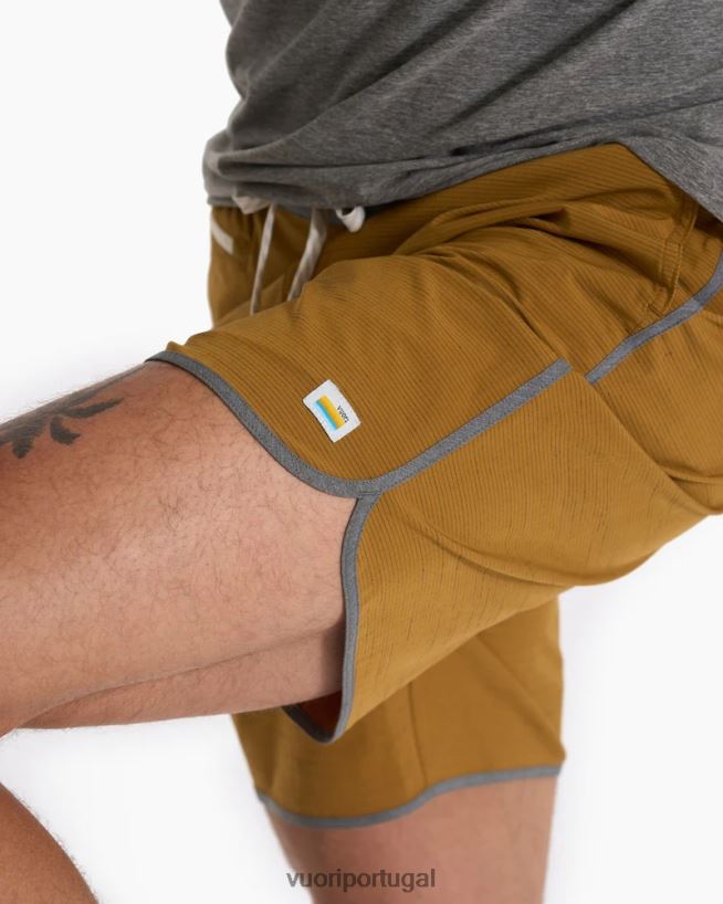 listra dourada escura bancos curtos homens Vuori 68NJ8J739 roupas