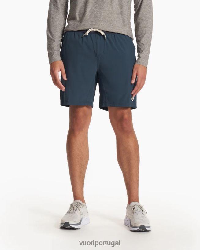 índigo core curto homens Vuori 68NJ8J632 roupas