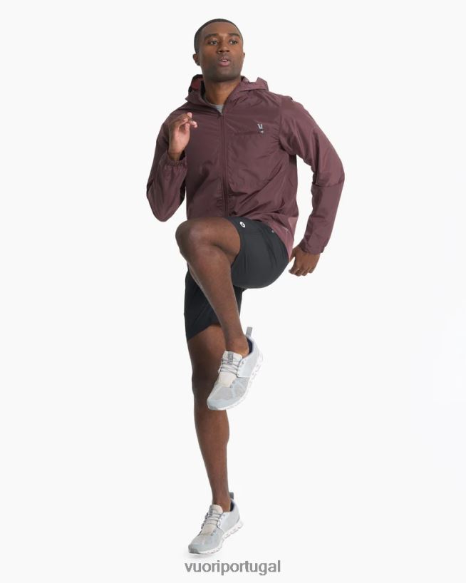 preto core curto homens Vuori 68NJ8J639 roupas