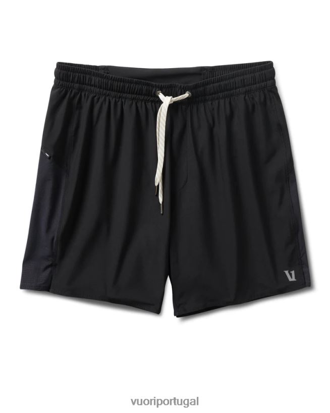 preto curso curto homens Vuori 68NJ8J686 roupas