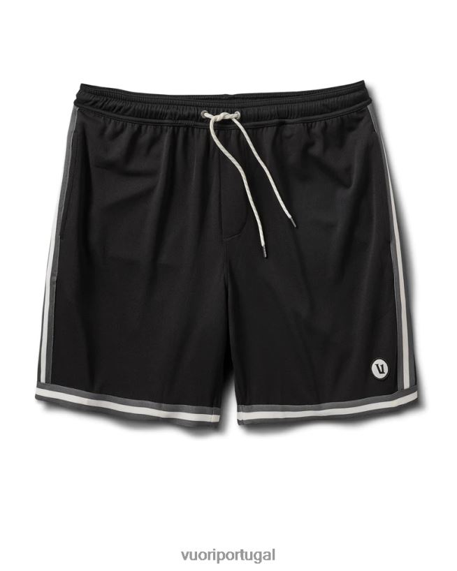 preto zona curta homens Vuori 68NJ8J723 roupas