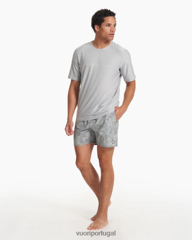 sálvia branca nova capa curta homens Vuori 68NJ8J728 roupas