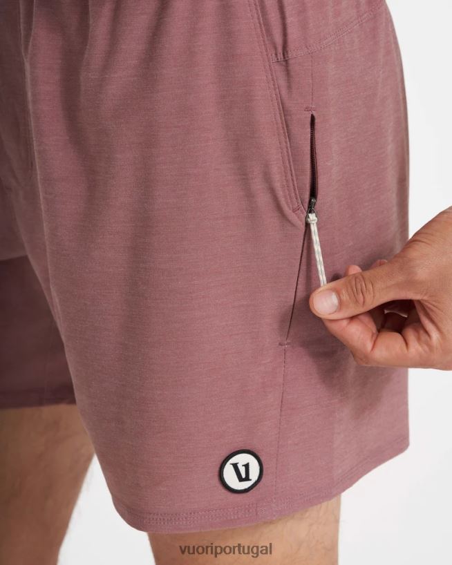 terracota capa curta homens Vuori 68NJ8J800 roupas