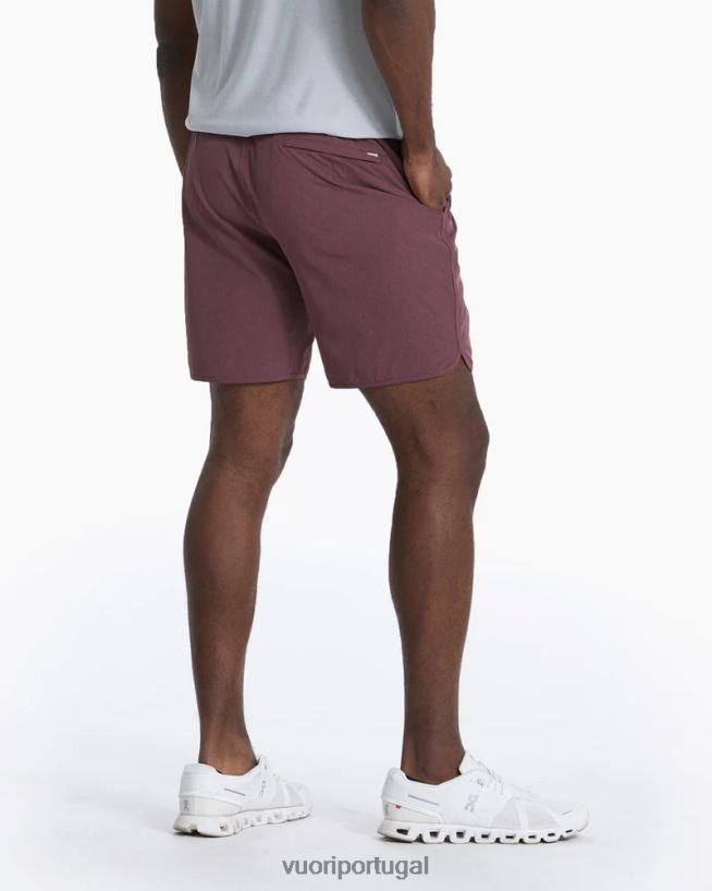 textura de linho castanha bancos curtos homens Vuori 68NJ8J741 roupas