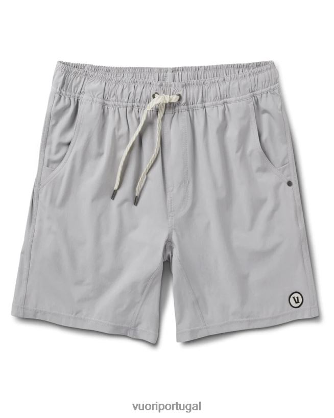 textura de linho platinado core curto homens Vuori 68NJ8J637 roupas