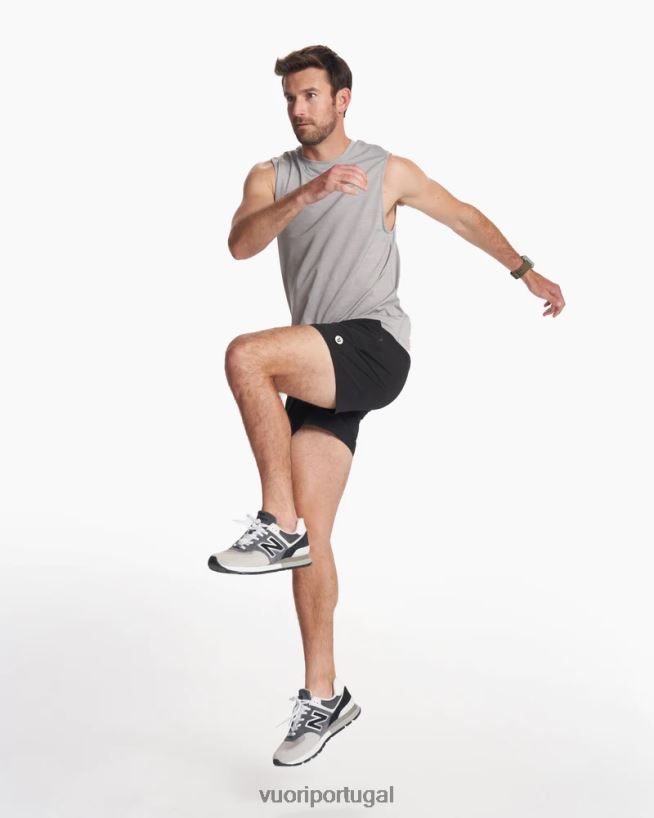 urze cinza camiseta muscular zéfiro homens Vuori 68NJ8J454 roupas