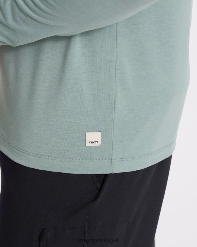 Netuno camiseta tecnológica atual de manga comprida homens Vuori 68NJ8J610 roupas