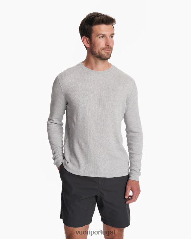 cinza claro claro equipe de waffles homens Vuori 68NJ8J576 roupas