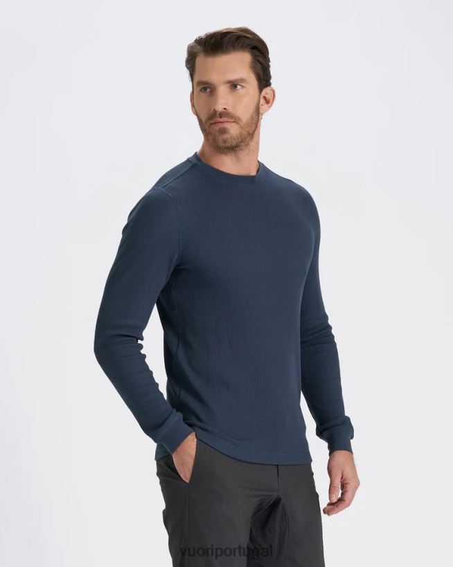 índigo equipe de waffles homens Vuori 68NJ8J575 roupas