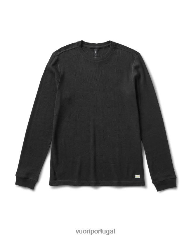 preto equipe de waffles homens Vuori 68NJ8J577 roupas