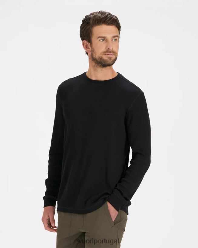 preto equipe de waffles homens Vuori 68NJ8J577 roupas