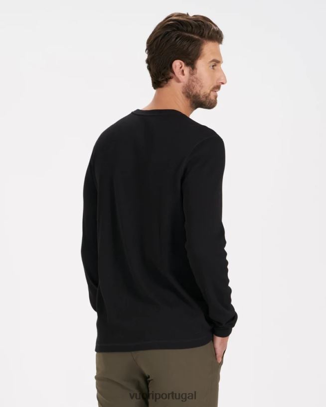 preto equipe de waffles homens Vuori 68NJ8J577 roupas