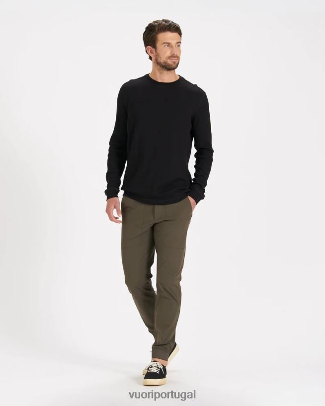 preto equipe de waffles homens Vuori 68NJ8J577 roupas